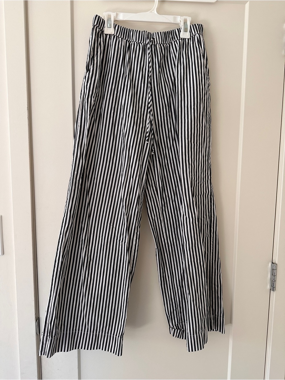 NIA Striped Wide-Leg Pants